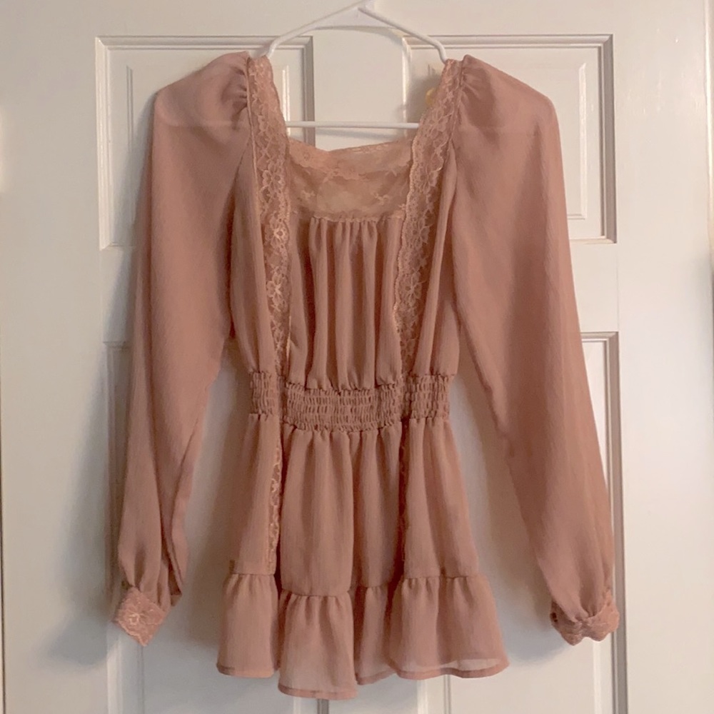 Stunning Candies Sheer Blouse